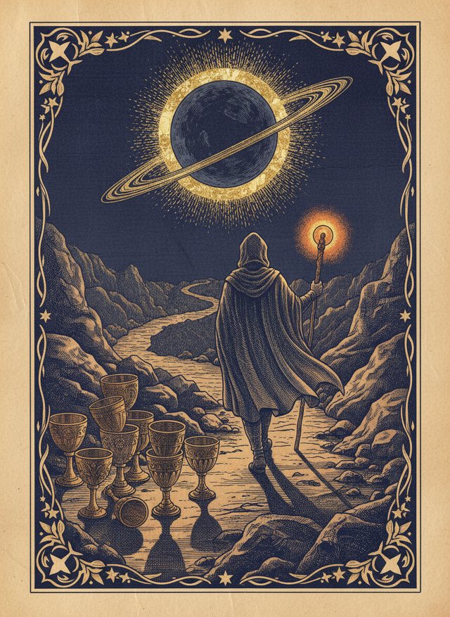 Eight of Cups tarot card