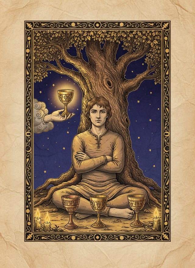 Four of Cups tarot card