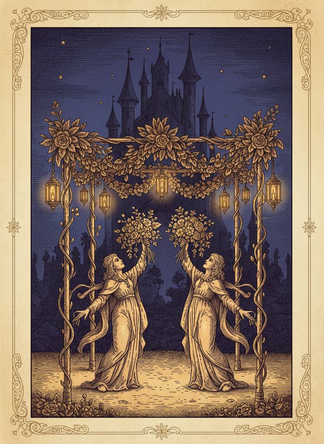 Four of Wands tarot card