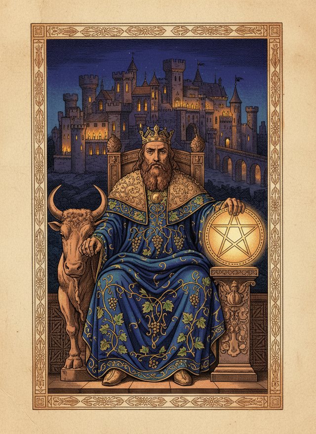 King of Pentacles tarot card