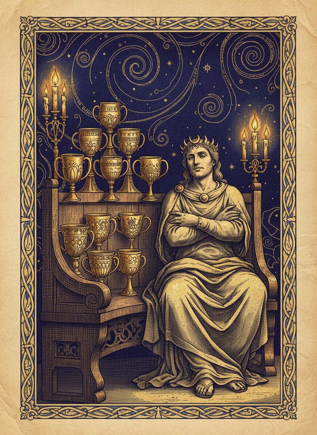 Nine of Cups tarot card