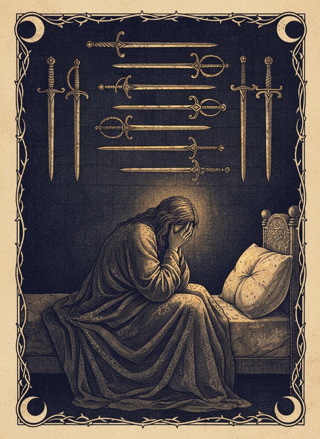 Nine of Swords tarot card