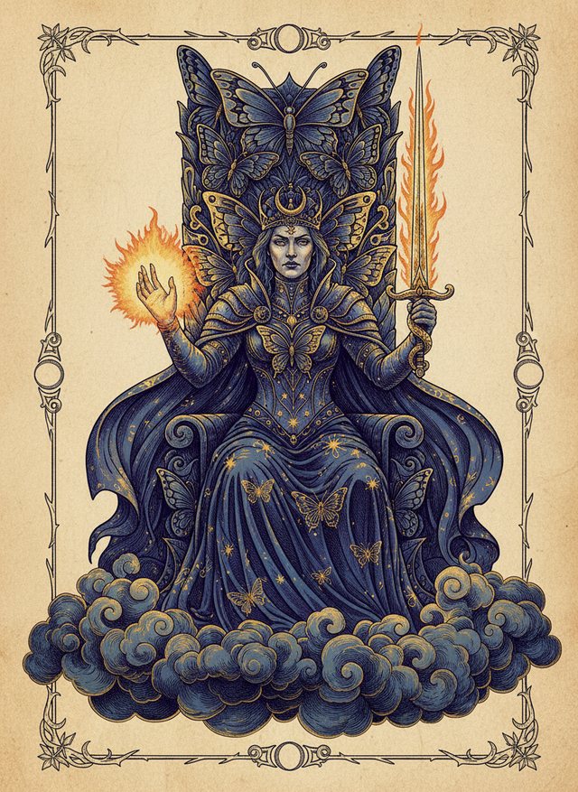 Queen of Swords tarot card