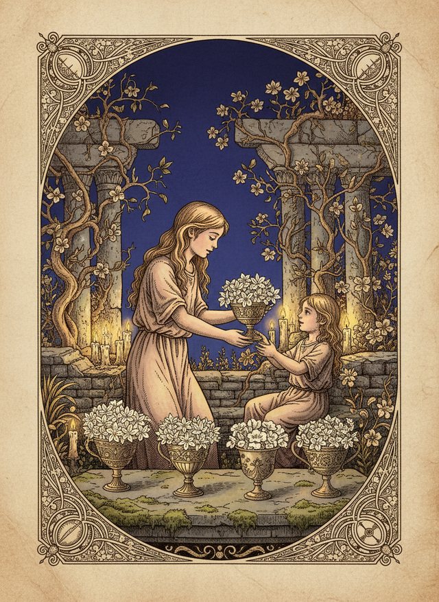 Six of Cups tarot card