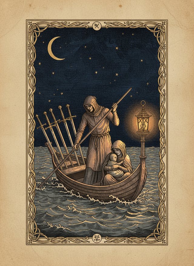 Six of Swords tarot card