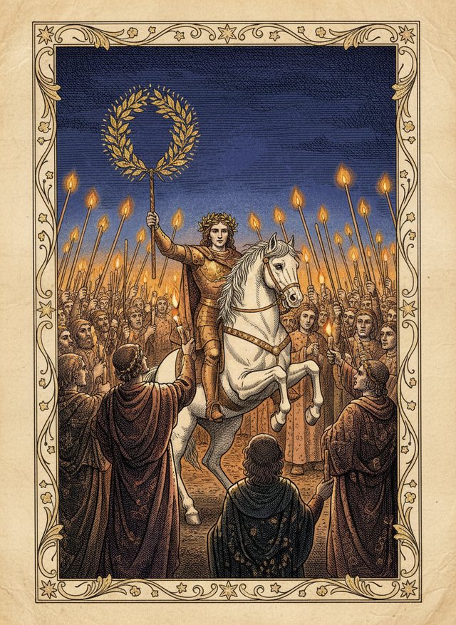 Six of Wands tarot card