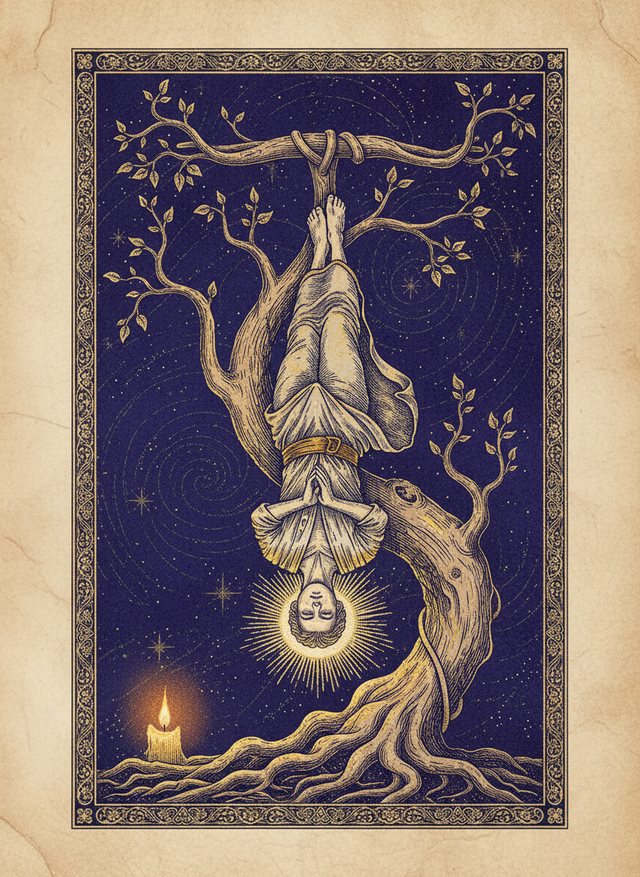 The Hanged Man tarot card