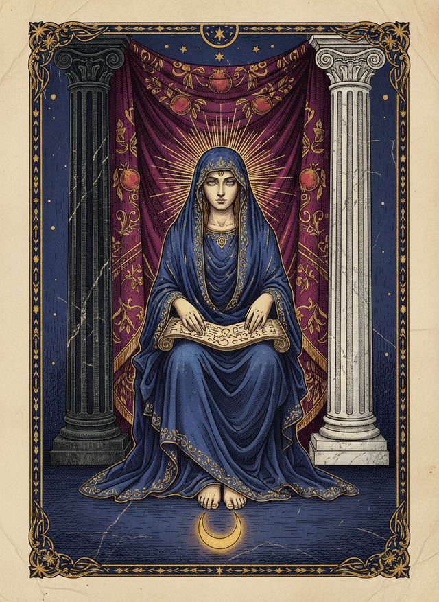 The High Priestess tarot card