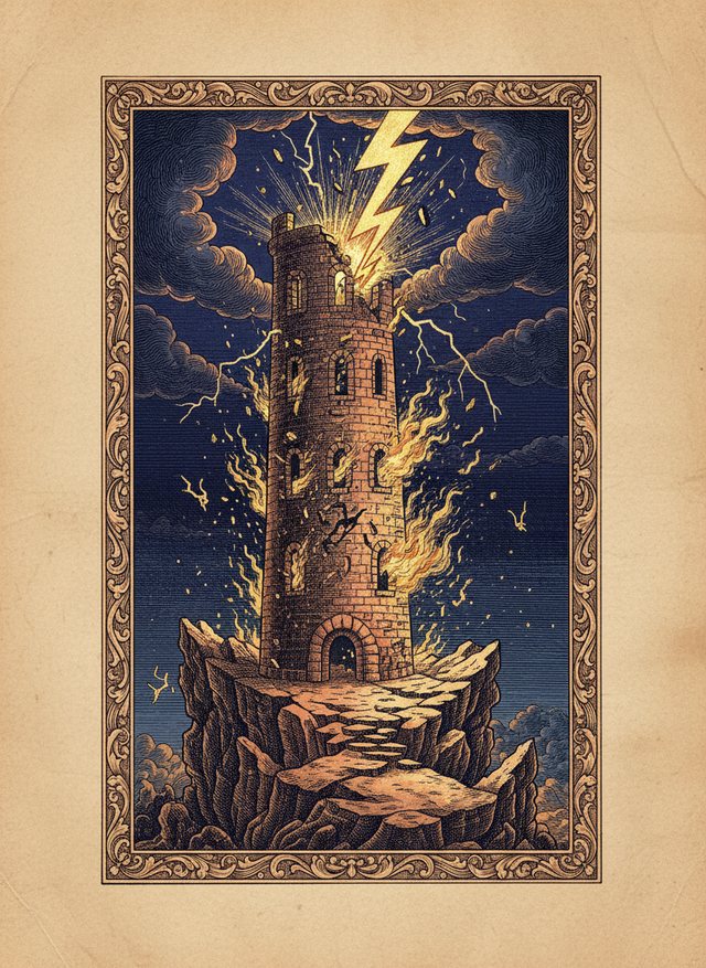 The Tower tarot card