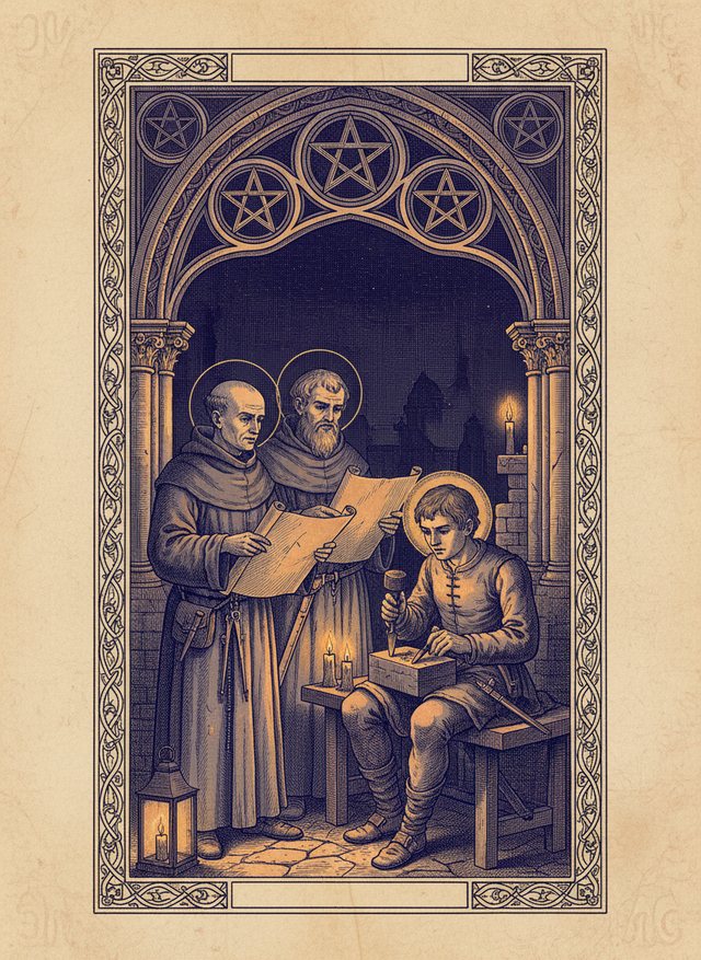 Three of Pentacles tarot card