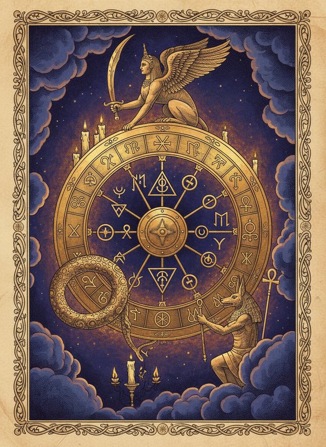 Wheel of Fortune tarot card